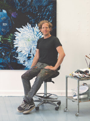 Lars Reiffers lädt im Rahmen der Sonderausstellung Interessierte in sein Atelier ein und vermittelt dort sein künstlerisches Wirken. (Foto: Lars Reiffers)