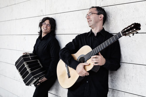 Gitarren-Duo Giampaolo Bandini (Gitarre) und Cesare Chiacchiaretta (Bandoneon). (Foto: Francesco Fratto)