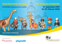 Das Plakatmotiv zur PLAYMOBIL-Ausstellung © Conny Koeppl, kasperkoeppl gbr